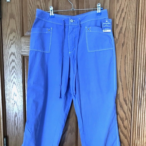 New with tags Fresh Produce Periwinkle Capri Pants Small S  (V) - Picture 1 of 2